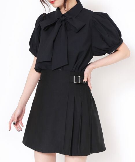 サイドプリーツミニスカート[商品：PN24SS-036] - PUNYUS Online