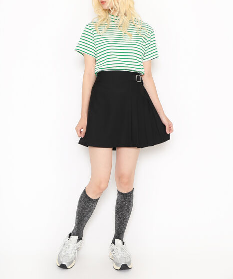 サイドプリーツミニスカート[商品：PN24SS-036] - PUNYUS Online
