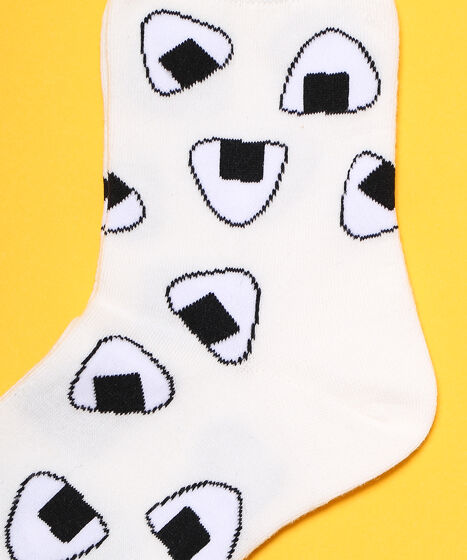 フード総柄ソックス[商品：PN24SS-039-3R] - PUNYUS Online
