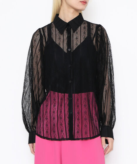 パフスリーブレースシャツ[商品：PN24SS-041] - PUNYUS Online