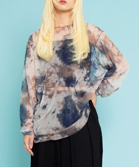 グラデーションシアートップス[商品：PN24SS-050] - PUNYUS Online
