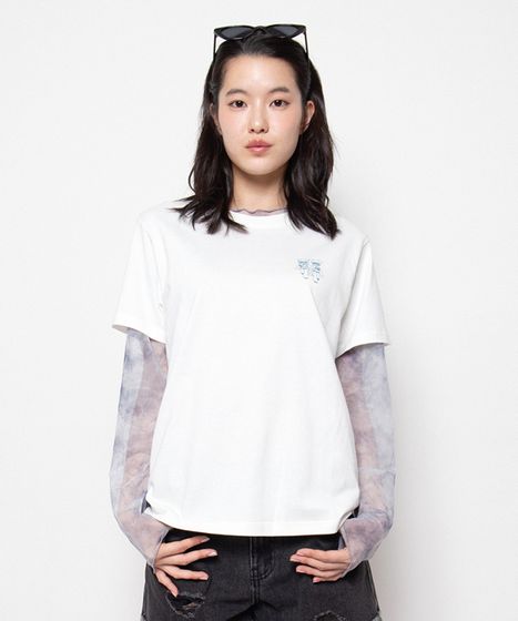 グラデーションシアートップス[商品：PN24SS-050] - PUNYUS Online