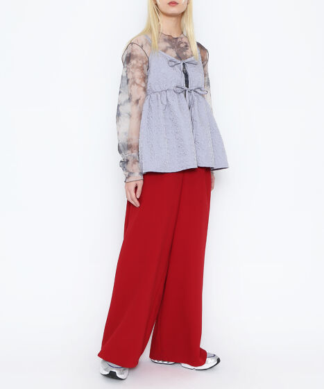 グラデーションシアートップス[商品：PN24SS-050] - PUNYUS