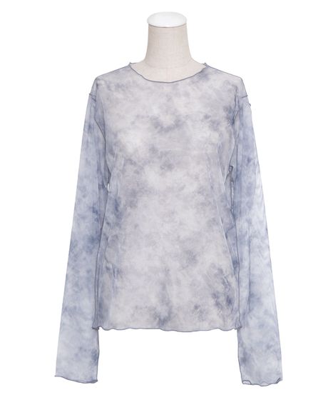 グラデーションシアートップス[商品：PN24SS-050] - PUNYUS Online