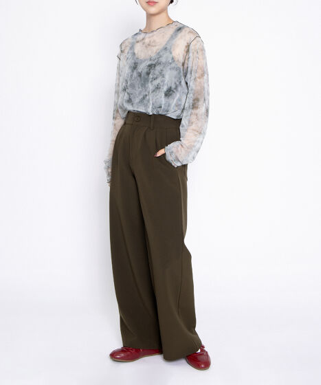 グラデーションシアートップス[商品：PN24SS-050] - PUNYUS Online