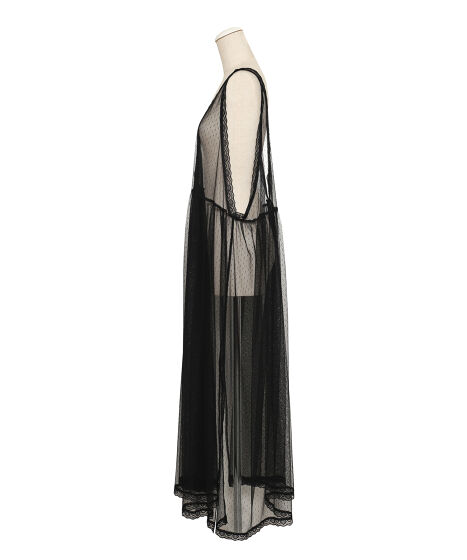 レースレイヤードワンピース[商品：PN24SS-102] - PUNYUS Online