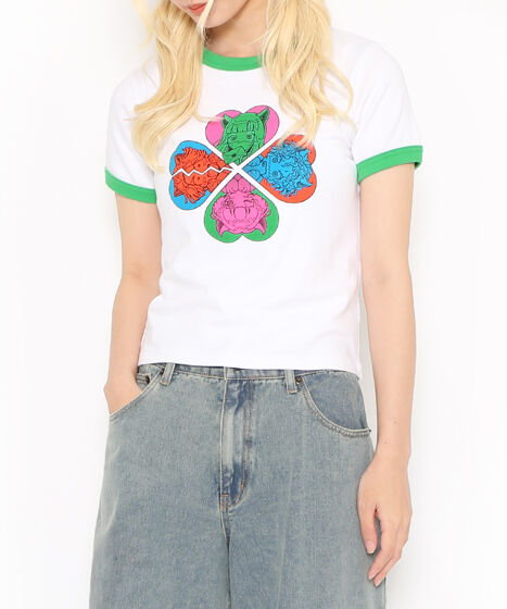 若い男のジーンズ 恋愛しようぜ若者ピチリンガーTシャツ[商品：PN24SS-105] - PUNYUS Online Store / 公式通販