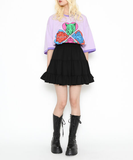 ティアードミニスカート[商品：PN24SS-051] - PUNYUS Online Store