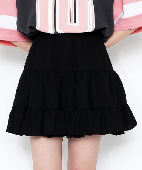 ティアードミニスカート[商品：PN24SS-051] - PUNYUS Online Store