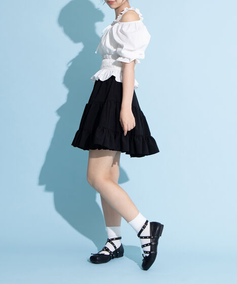ティアードミニスカート[商品：PN24SS-051] - PUNYUS Online Store