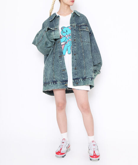 未使用品級♡PUNYUS 大きめ パロット柄 半袖シャツ size3 PUNYUS - 新品 UDON Tシャツ プニュズ 渡辺直美 punyus 半袖