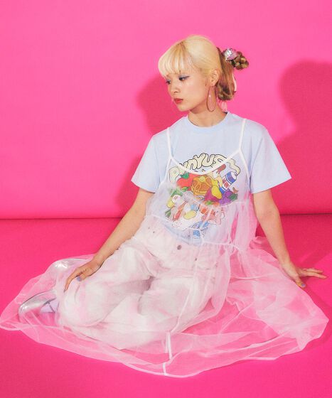 オーガンジーリメイクキャミワンピース[商品：PN24SS-070] - PUNYUS