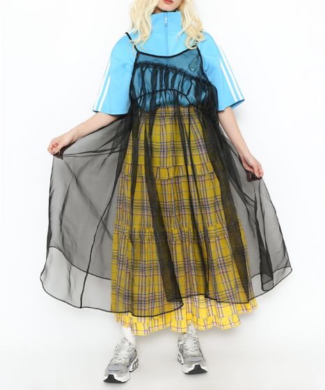 オーガンジーリメイクキャミワンピース[商品：PN24SS-070] - PUNYUS 