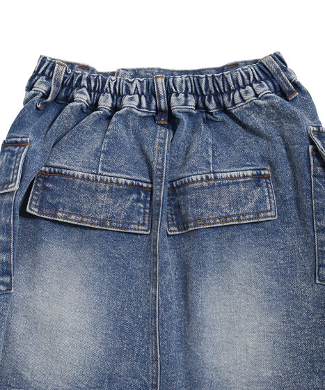ゆきんこです。 デニムカーゴミニスカート[商品：PN24SS-086] - PUNYUS Online Store