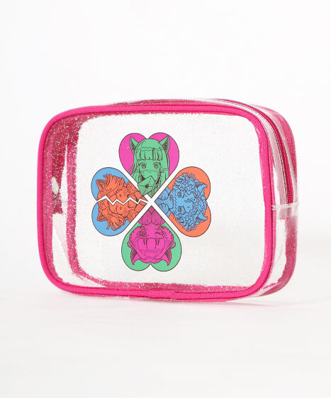 恋愛しようぜ若者クリアポーチ[商品：PN24SS-089] - PUNYUS Online