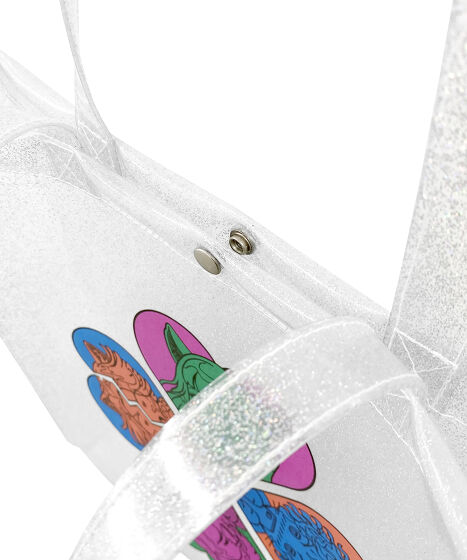 恋愛しようぜ若者クリアトートバッグ[商品：PN24SS-093