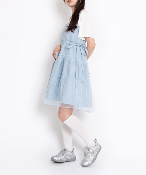 スリーブロゴ刺繍Tシャツ[商品：PN24SS-096] - PUNYUS Online Store