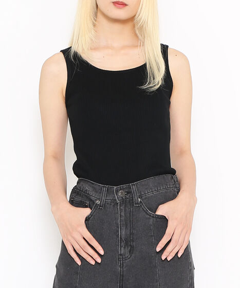 2WAYリブタンクトップ[商品：PN24SS-097] - PUNYUS Online Store