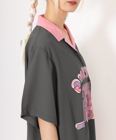 CAT'S girls開襟シャツ[商品：PN24SS-098-1] - PUNYUS Online