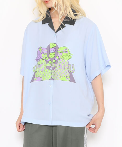 CAT'S girls開襟シャツ[商品：PN24SS-098-1] - PUNYUS Online