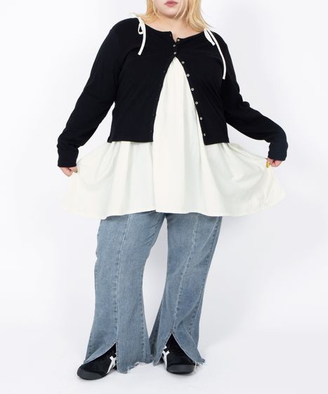 クルーネックカーディガン[商品：PN25AW-001] - PUNYUS Online Store