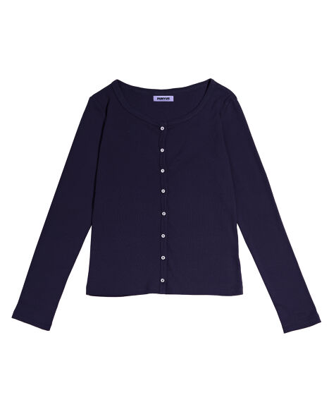 クルーネックカーディガン[商品：PN25AW-001] - PUNYUS Online Store