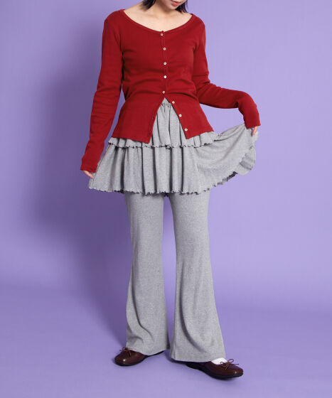 クルーネックカーディガン[商品：PN25AW-001] - PUNYUS Online Store