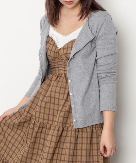 クルーネックカーディガン[商品：PN25AW-001] - PUNYUS Online Store