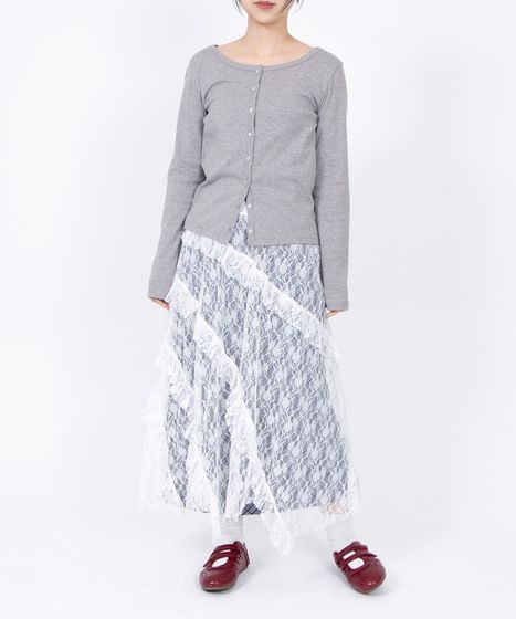 クルーネックカーディガン[商品：PN25AW-001] - PUNYUS Online Store