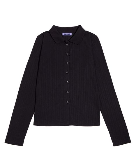 襟付きカーディガン[商品：PN25AW-002] - PUNYUS Online Store / 公式通販