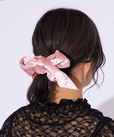 ベロアリボンシュシュ[商品：PN25AW-004] - PUNYUS Online Store