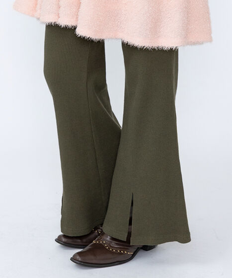 フロントスリットフレアパンツ[商品：PN25AW-006] - PUNYUS Online