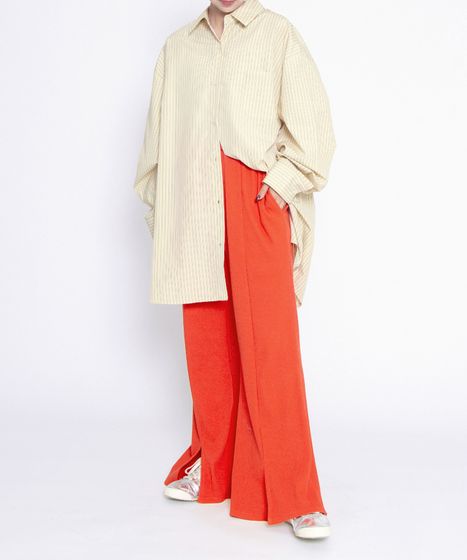 フロントスリットフレアパンツ[商品：PN25AW-006] - PUNYUS Online