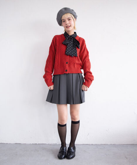 ケーブルニットカーディガン[商品：PN25AW-009] - PUNYUS Online Store