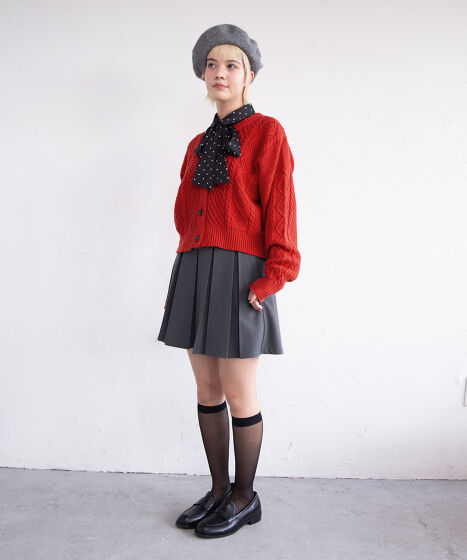 ケーブルニットカーディガン[商品：PN25AW-009] - PUNYUS Online Store