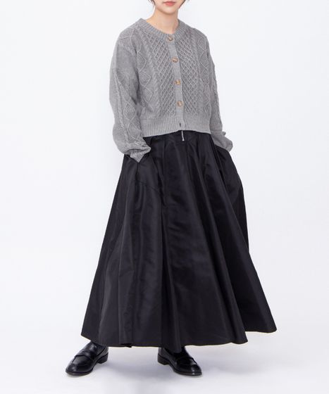 ケーブルニットカーディガン[商品：PN25AW-009] - PUNYUS Online Store