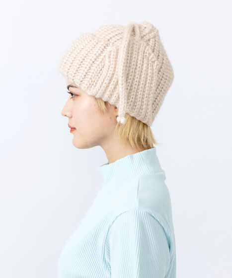 耳あて付きニット帽[商品：PN25AW-012] - PUNYUS Online Store / 公式通販