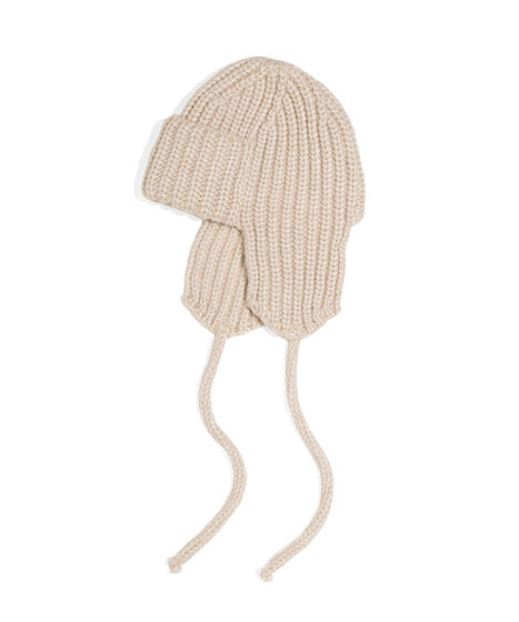 PRADA ニット帽　耳当て RACAL 耳当て付き ニットワッチ ニット帽 秋冬 フライトキャップ