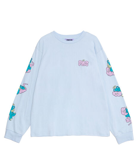 ベアスリーブプリントロンT[商品：PN25AW-015] - PUNYUS Online Store