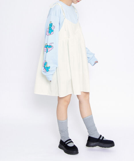 ベアスリーブプリントロンT[商品：PN25AW-015] - PUNYUS Online Store