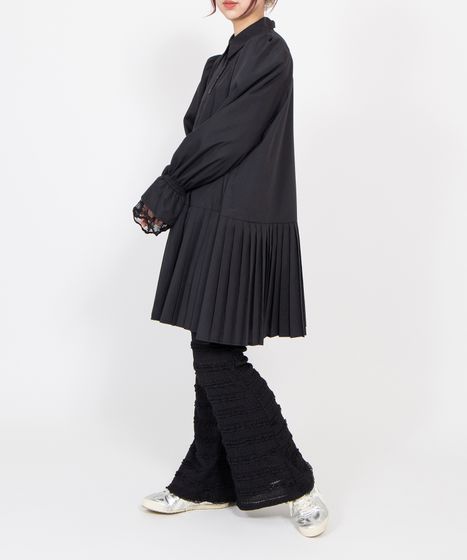 プリーツヘムシャツワンピース[商品：PN25AW-016] - PUNYUS Online
