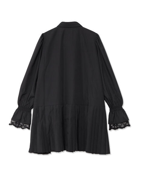 プリーツヘムシャツワンピース[商品：PN25AW-016] - PUNYUS Online