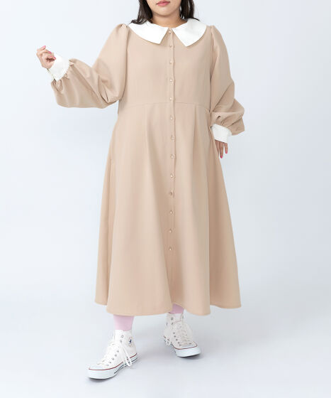 長袖パフスリーブワンピース[商品：PN25AW-017] - PUNYUS Online Store