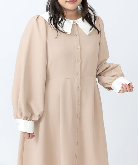 長袖パフスリーブワンピース[商品：PN25AW-017] - PUNYUS Online Store