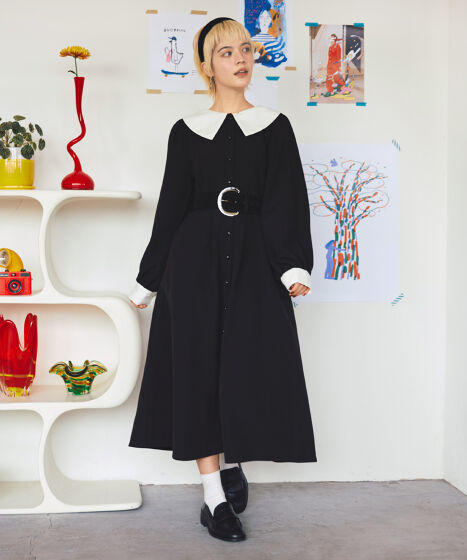 新品 DOUBLE STANDARD CLOTHING パフスリーブワンピース DOUBLE STANDARD CLOTHING｜ダブルスタンダードクロージングの