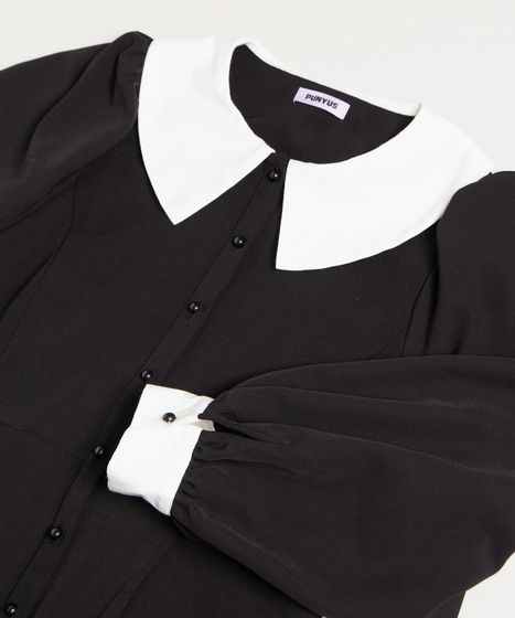 長袖パフスリーブワンピース[商品：PN25AW-017] - PUNYUS Online Store