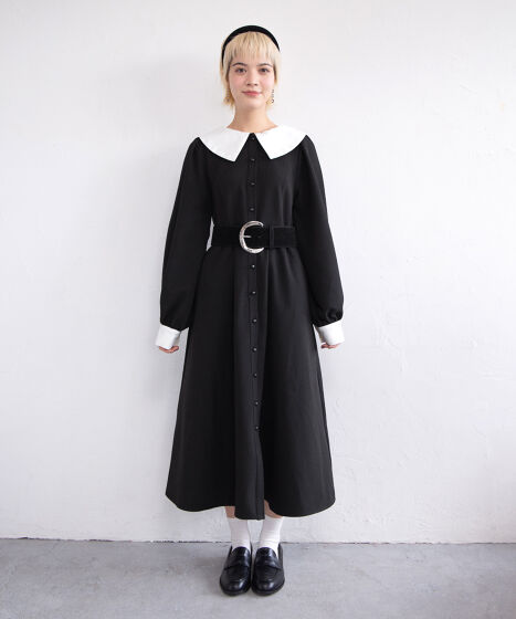 長袖パフスリーブワンピース[商品：PN25AW-017] - PUNYUS Online Store