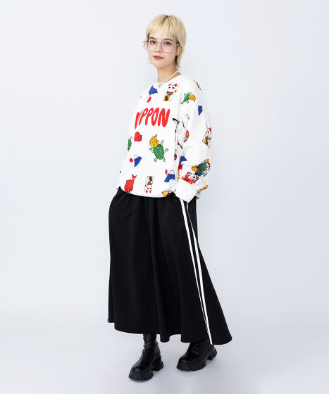 ジャージロングスカート[商品：PN25AW-019] - PUNYUS Online Store