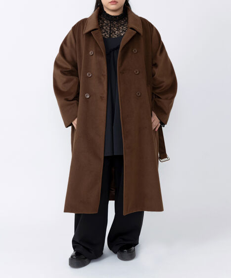 ダブルロングコート[商品：PN25AW-020] - PUNYUS Online Store / 公式通販