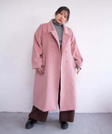 ダブルロングコート[商品：PN25AW-020] - PUNYUS Online Store / 公式通販